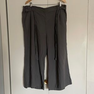 COPY - Linen crop, wide leg pants